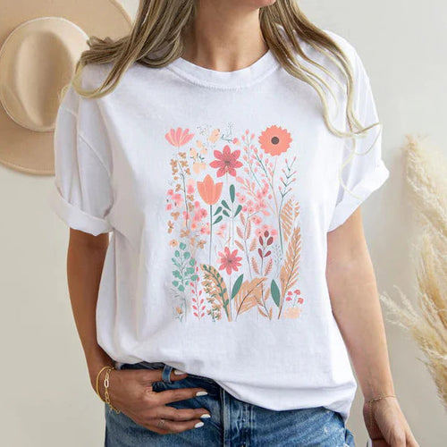 Aesthetic Wild Flower T-Shirt